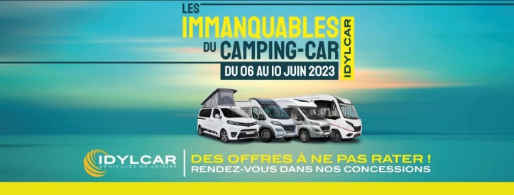 Les immanquables du Camping Car de 6 au 10 Juin 2023