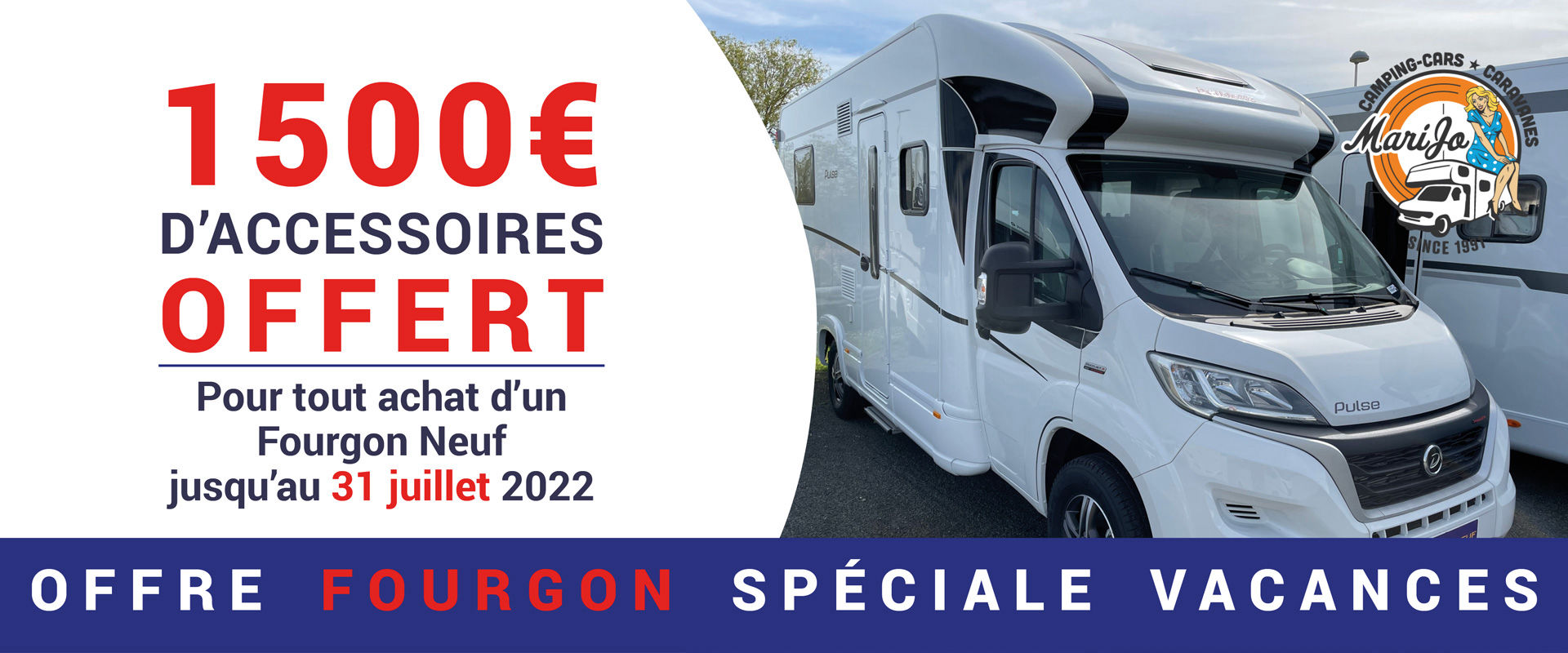 Photo promotion Fourgon Neuf Juillet 2022