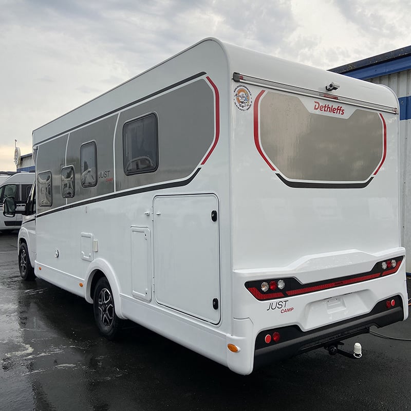 Profilé Dethleffs T7052 DBL profil arrière gauche