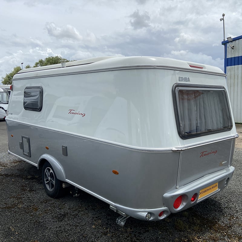 Caravane Eriba Trol 530 60ème Edition profil arrière gauche
