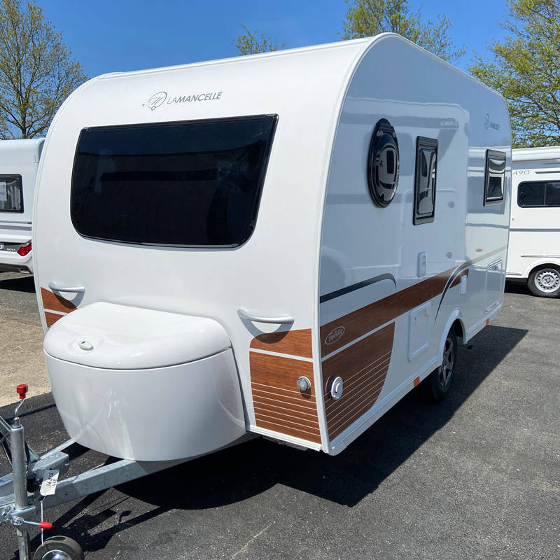 Caravane La Mancelle Fantaisy 360 CL TREK profil avant gauche