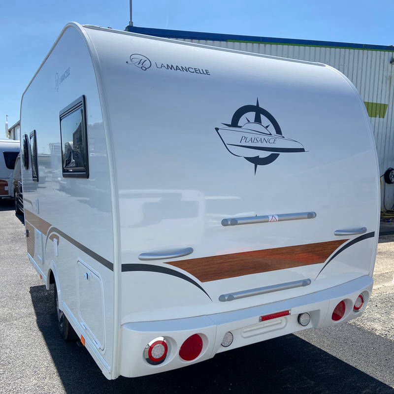 Caravane La Mancelle Fantaisy 360 CL TREK vue arrière