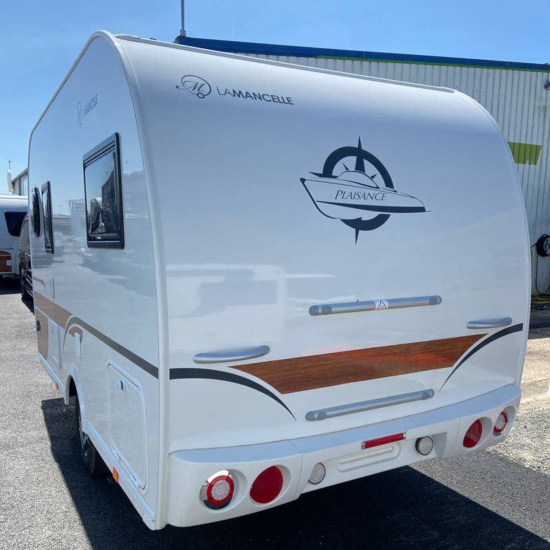 Caravane La Mancelle Fantaisy 360 CL TREK vue arrière