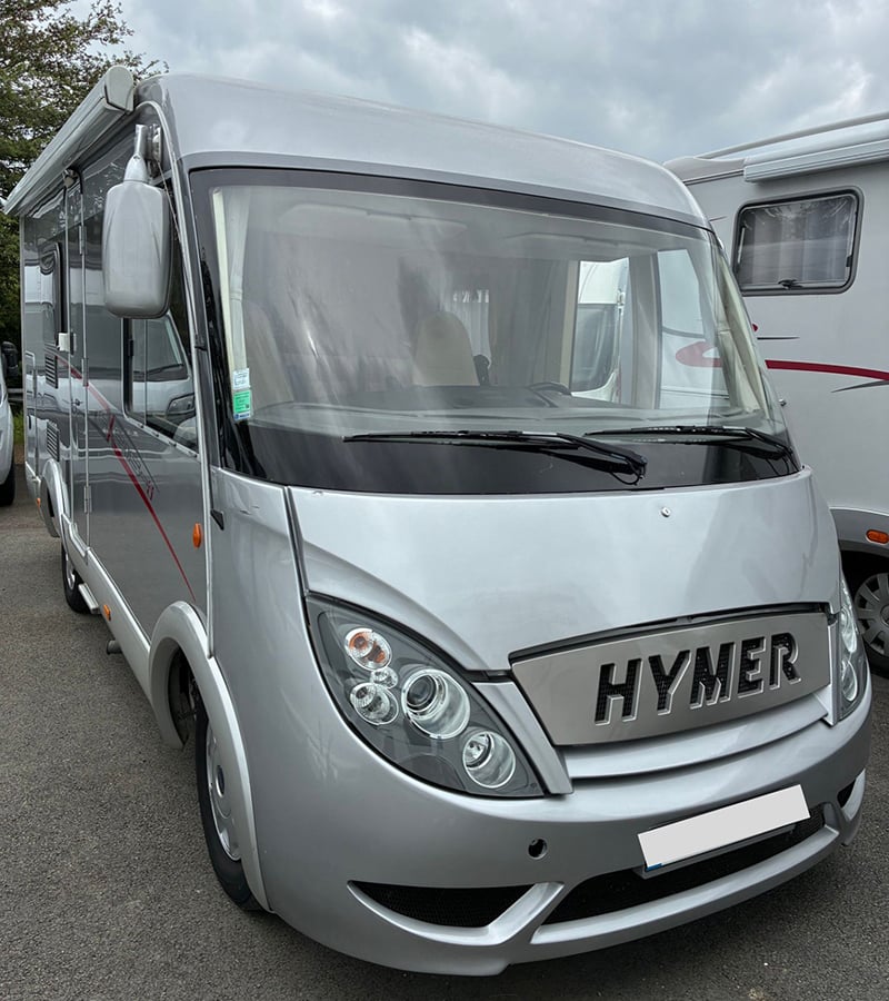 Intégral Hymer Exsis 512 profil avant droit