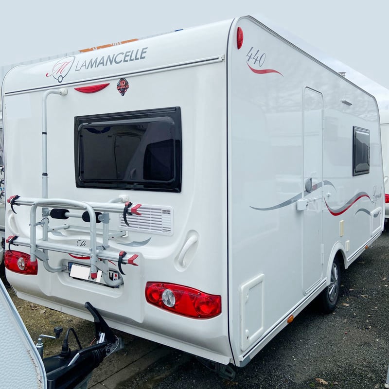 Caravane La Mancelle 440 Legend profil arrière droit