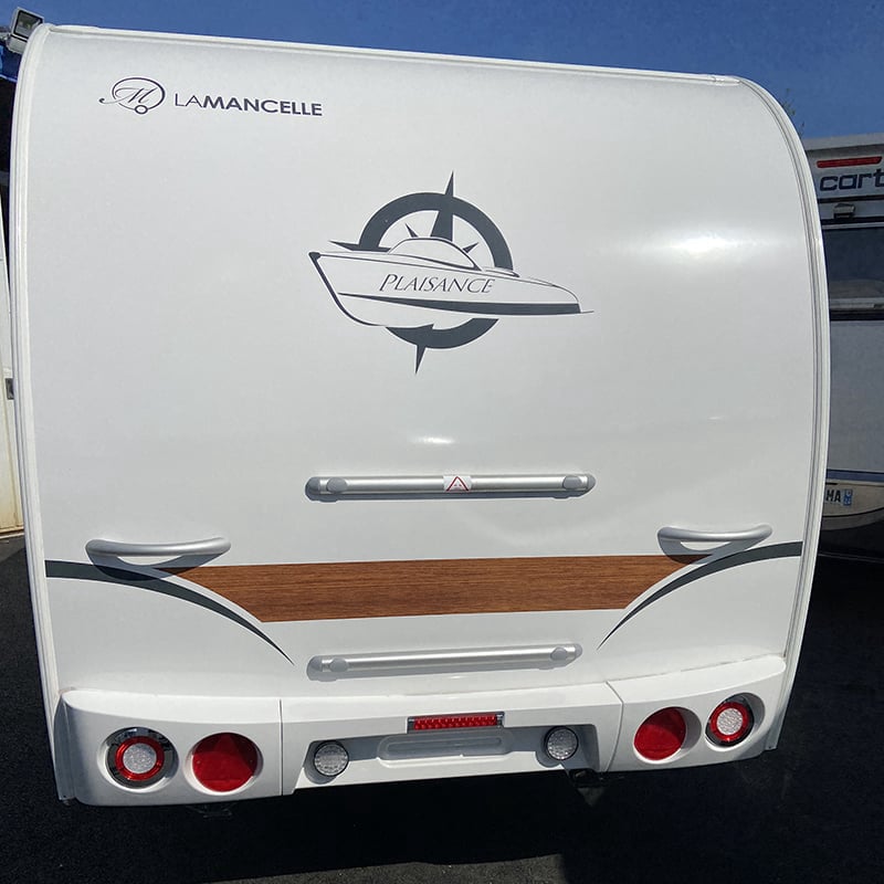 Caravane La Mancelle Fantaisy 440 CL face arrière