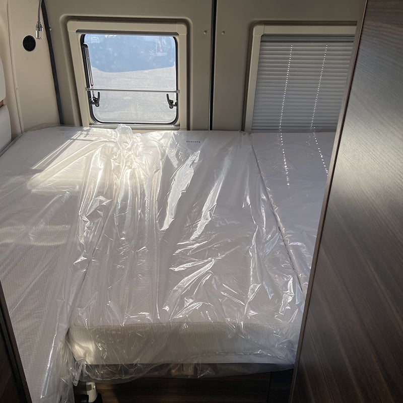 Fourgon Laika Ecovip 600 espace couchage