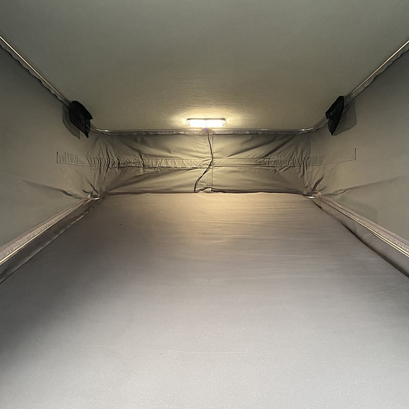 Van Bürstner Copa C500 Active vue intérieure toit relevé